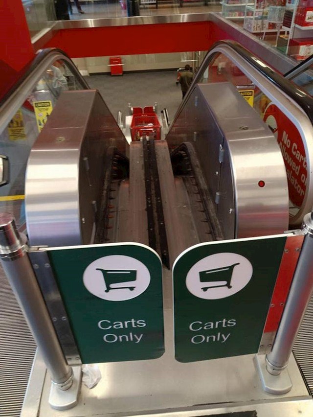 16. Eskalator za shopping kolica