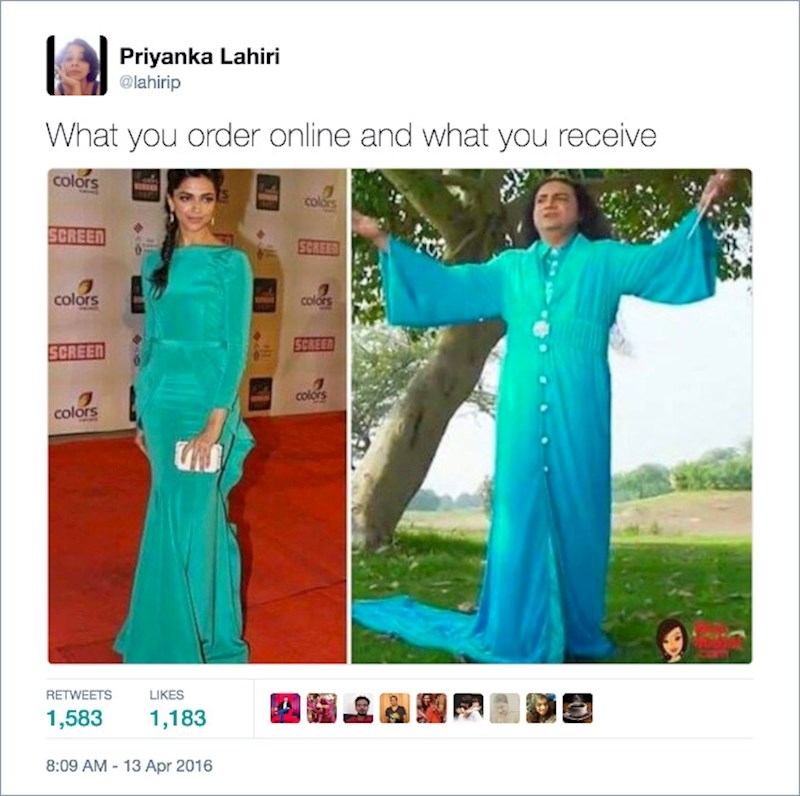 4. Ono što si naručila preko interneta i ono što je stiglo