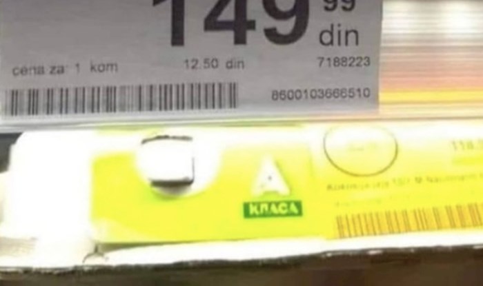 Cijela regija smije se malom, ali urnebesnom tipfeleru koji je netko snimio u jednom dućanu u Srbiji