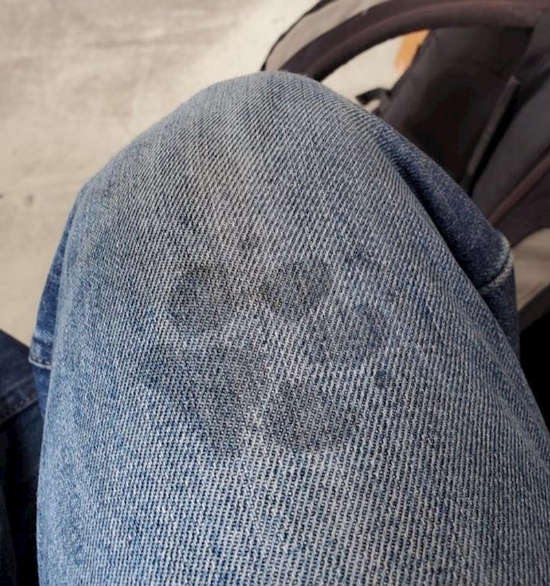 17. Savršen otisak mokre šapice na trapkama