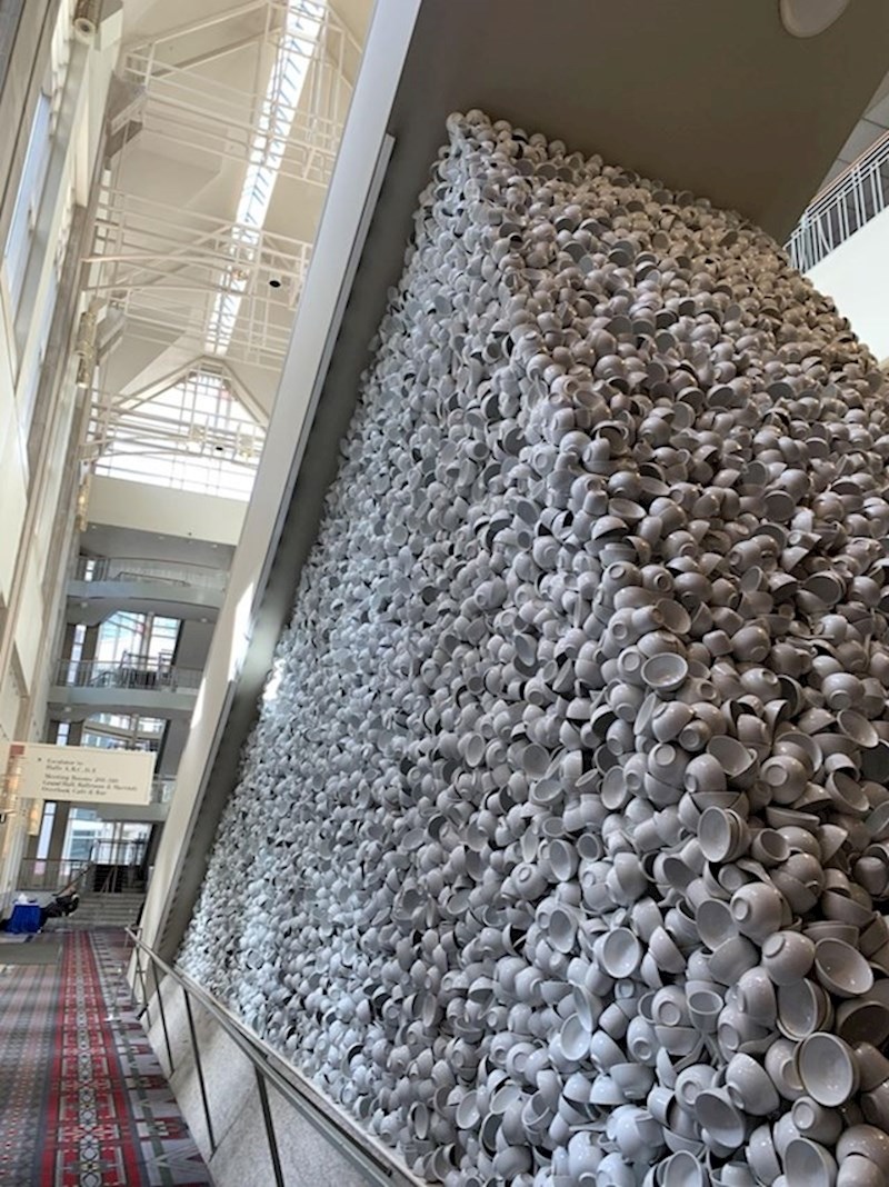 19. Zid napravljen od zdjela