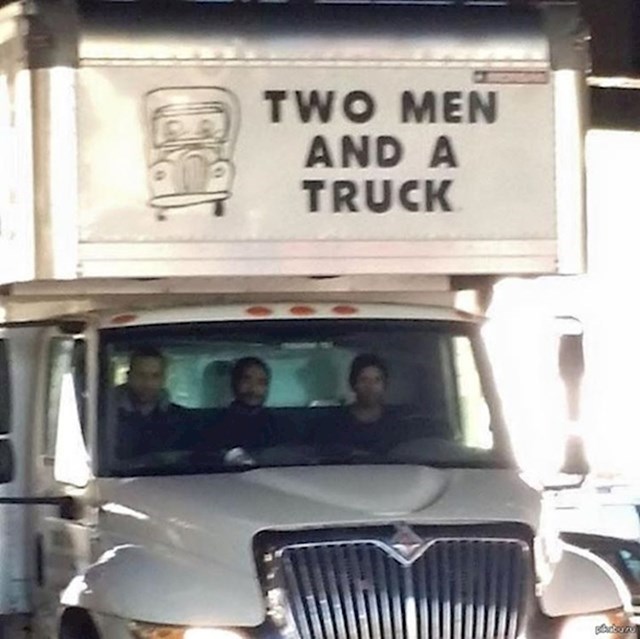 16. Nisu dva muškarca i kamion, nego tri muškarca i kamion.