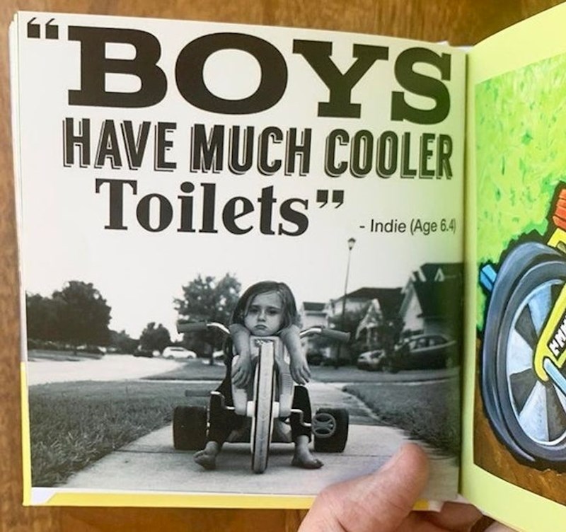 6. "Radim postere smiješnih citata svoje kćeri. Za sad sam napravio cijelu jednu knjigu!"