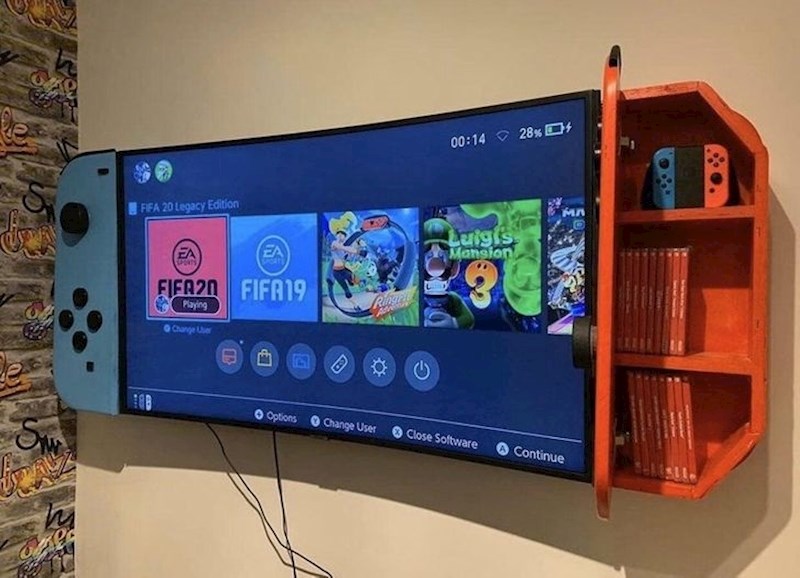 3. Genijalan stalak za televiziju.