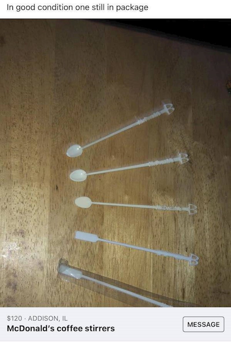 17. Žličice za kavu iz McDonalds'a