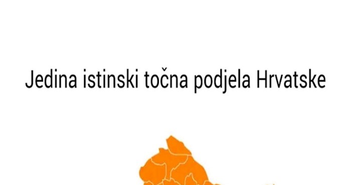 Netko je Hrvatsku podijelio po iznenađujućem kriteriju, ovo je urnebesno i 100 posto točno