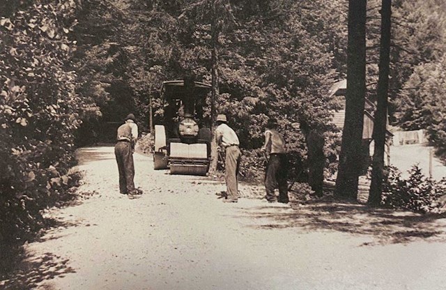 2. Gradnja Sljemenske ceste, snimljeno 1897. godine.