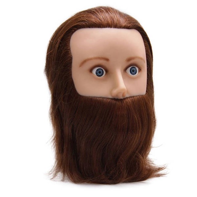 1. Frizerska lutka za šišanje s bradom