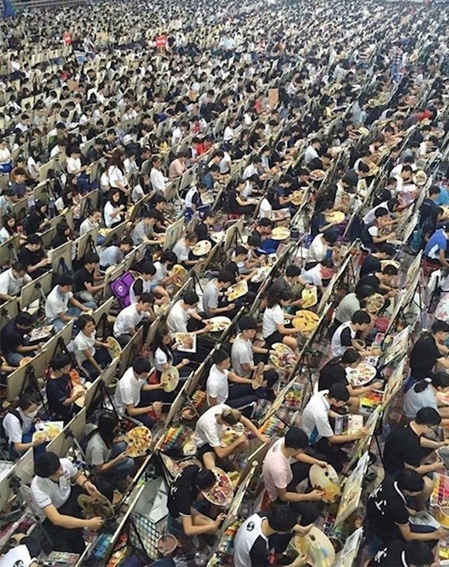 1. Završni ispit na kineskoj umjetničkoj akademiji izgleda ovako...