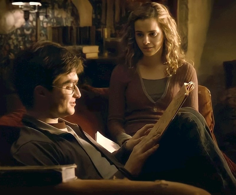 10. Harry primijeti da je Malfoy nestao s mape Hogwartsa.