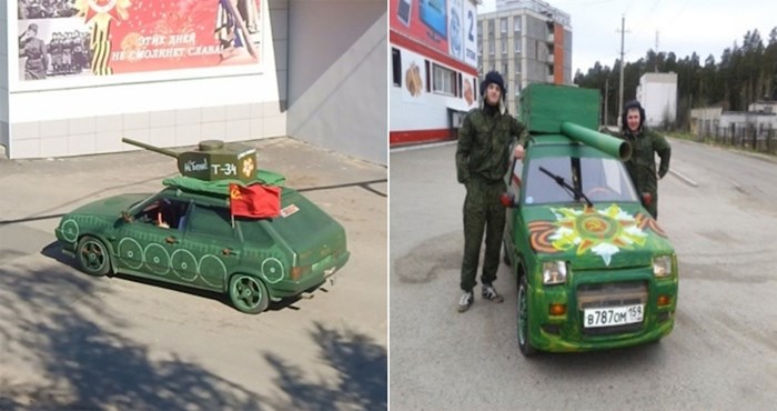 Rusi obožavaju pretvarati svoje automobile u tenkove, pogledajte na što to sliči