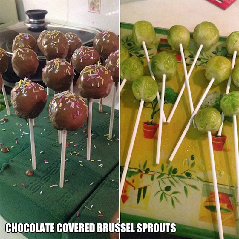 17. Čokoladne prokulice. Njam.🤣