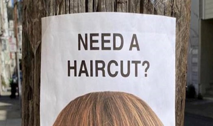 Ovako originalnu reklamu za frizerske usluge sigurno dugo niste vidjeli