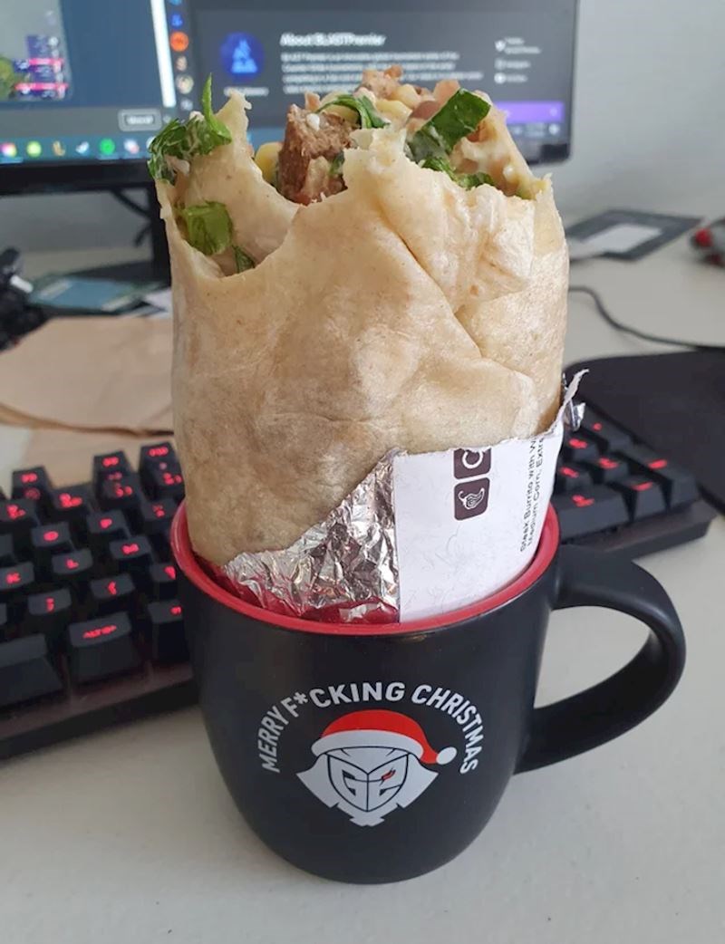 17. Šalice su savršeni držač za burrito!