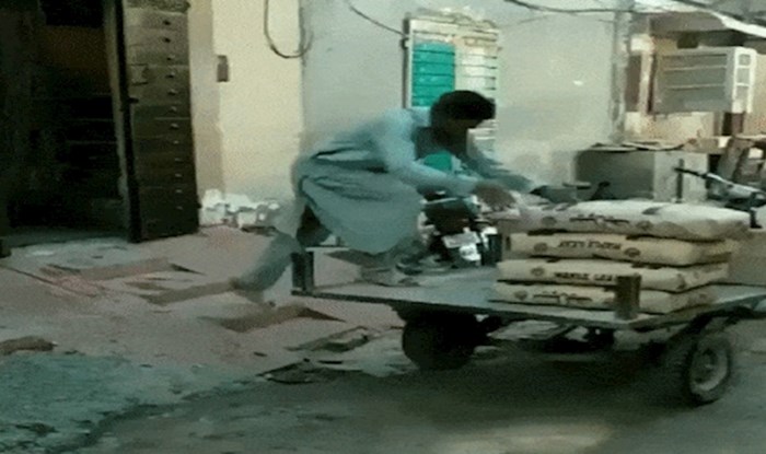 Radnik iz Indije smislio je genijalan trik pomoću kojeg si je olakšao posao