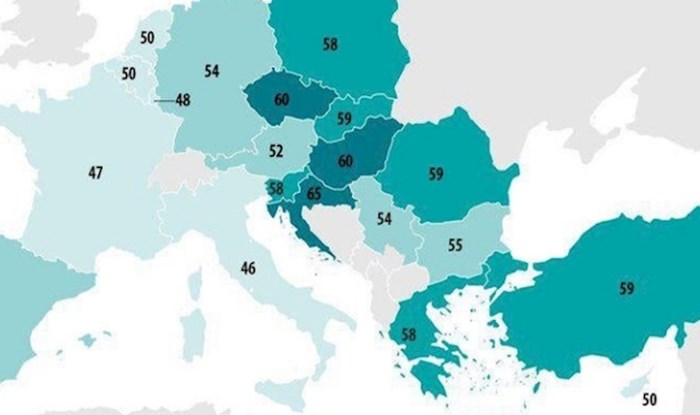 Mape prikazuju dvije stvari po kojima su Hrvati prvi u Europi, iznenadit će vas