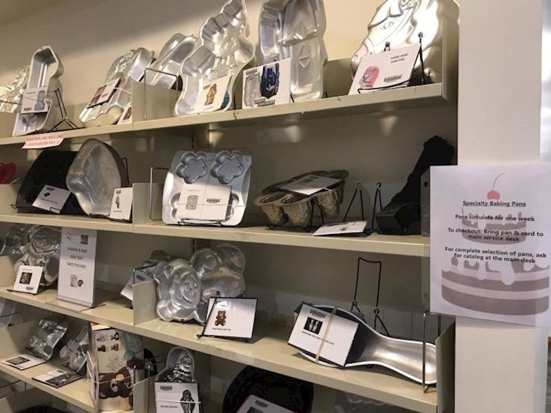 4. U ovoj knjižnici, iz nekog razloga, možete unajmiti posude za pečenje