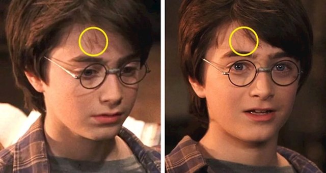 4. Harryjev ožiljak u jednom trenutku nestane.