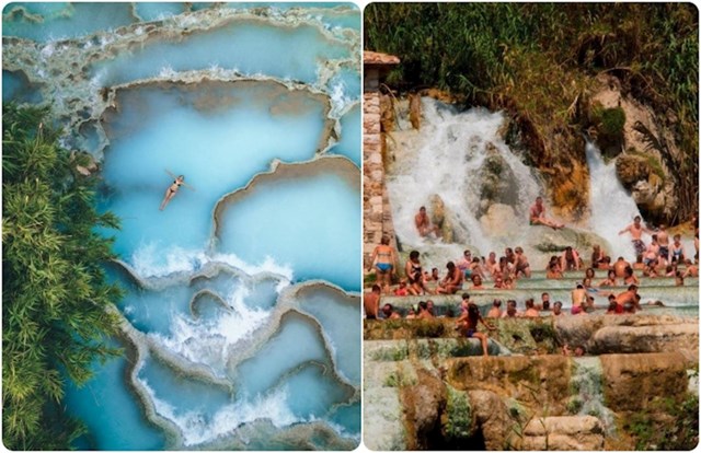 6. Cascate del Mulino, Toskana, Italija