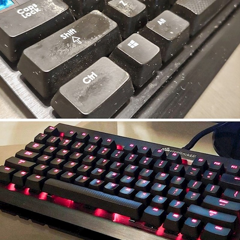 12.Kupio sam ovu tastaturu za 6 dolara. Zatim sam ju restaurirao - i evo rezultata."