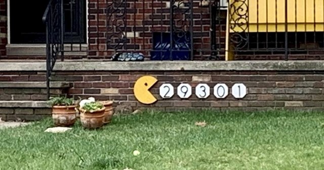 7. Pacman jede kućni broj