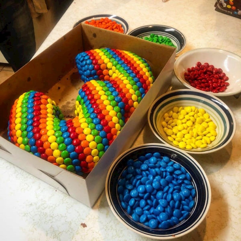 13. "Torta koju sam napravila za rođendan moga sina."