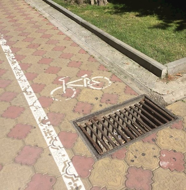 6. Baš primjereno za bicikliste...