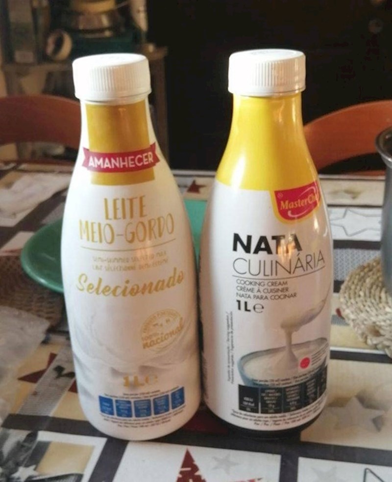 13. Ovaj nesretnik je umjesto mlijeka popio šalicu vrhnja za kuhanje.