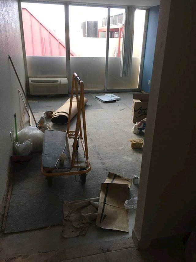 1. Dali su mi sobu koja se trenutno uređuje