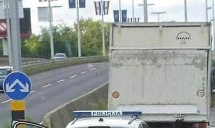 Vozača kamiona zaustavila je zagrebačka policija, morate vidjeti što je napravio da mu se smiluju