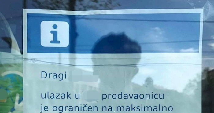 Urnebesna greška na obavijesti za kupce izazvala je salve smijeha, netko je baš gadno zeznuo