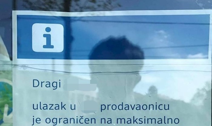 Urnebesna greška na obavijesti za kupce izazvala je salve smijeha, netko je baš gadno zeznuo