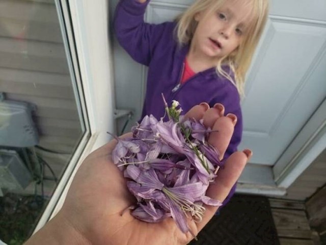 5. Ubrala je mami cvijeće!