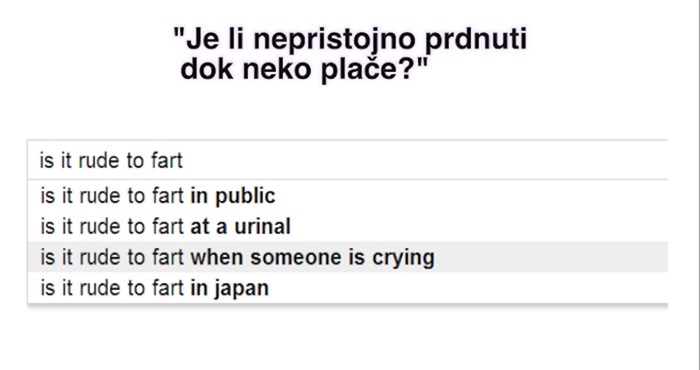 15 puta kad je Googleova tražilica korisnicima izbacila iznimno bizarne preporuke