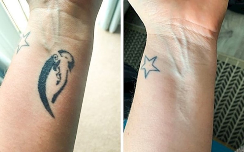 13. I ožiljak je bolji od ove tetovaže.