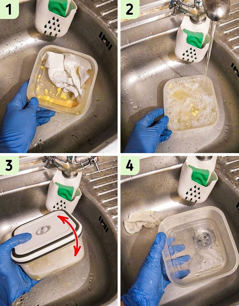 8. Zašto prati plastično posuđe na klasičan način kad može i ovako?