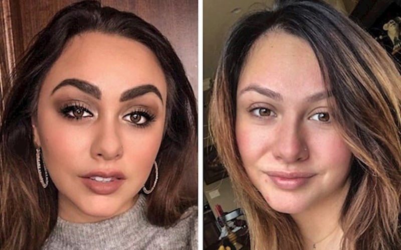 14. Nakon godina teške šminke, shvatila sam da puno bolje izgledam bez make upa.