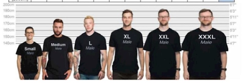 #24 Čini se da je XXXL samo malo rastegnuti XL.