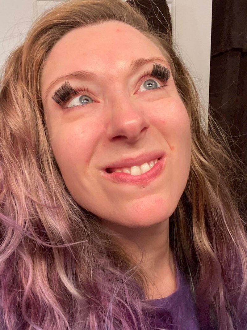 4. "Prirodne" trepavice koje sam naručila.