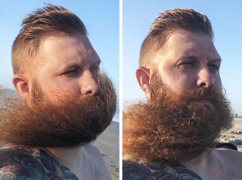 6. Njegova brada izgleda vrlo romantično