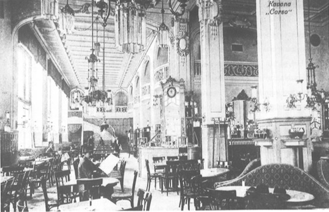 11. Kavana "Corso", svečano je otvorena 1908. godine, nalazila se na uglu Ilice i Gundulićeve ulice.