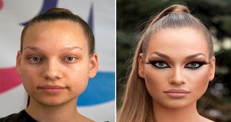 20 žena podijelilo je fotke prije i poslije šminkanja, rezultati su zapanjujući