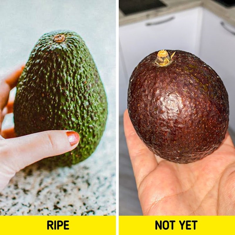 2. Provjerite je li avokado spreman za konzumaciju pomoću njegovog "repa"
