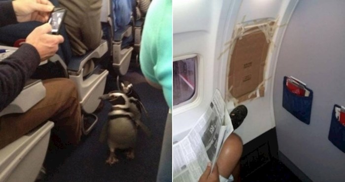 15 čudnih situacija koje su ljudi doživjeli tijekom putovanja avionom