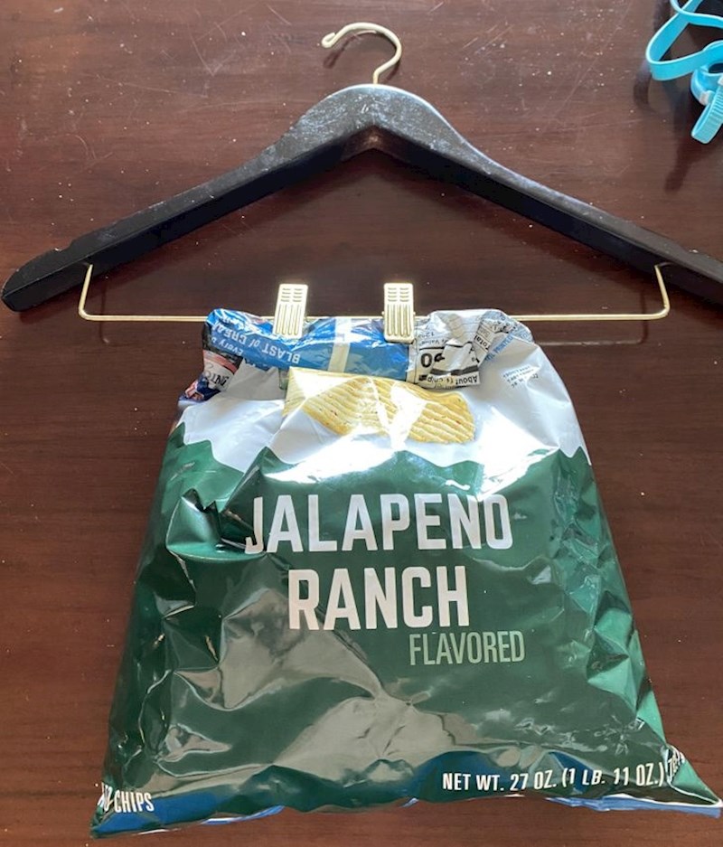 2. Jako interesantno snalaženje za održavanje grickalica svježim tijekom boravka u hotelu.