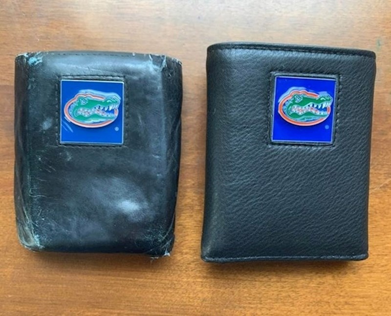 16. Stari i novi novčanik istog dizajna.