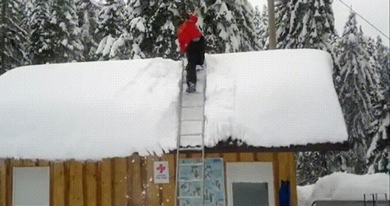 Ovo se zove sreća u nesreći: Pao je s krova na nevjerojatan način