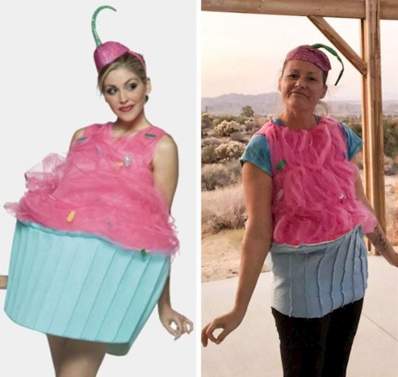 2. Niti ovaj kostim za Noć vještica nije bio niti blizu onom što je naručila