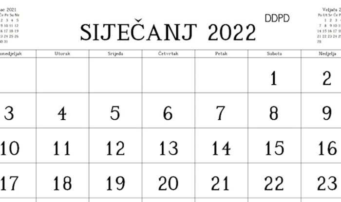 Ovaj kalendar za siječanj postao je hit na Fejsu, odmah će vam biti jasno zašto