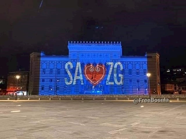 Poruka podrške iz Sarajeva